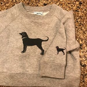The Black Dog 0-6 months sweatshirt